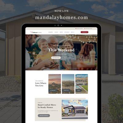 Mandalay Homes Website