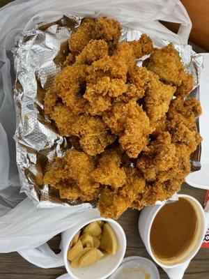 Chicken Tonkatsu on top part of combo