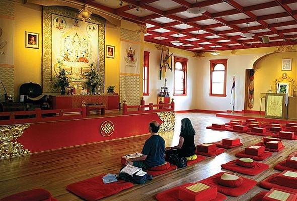 The Boulder Shambhala Center is a quiet place where you can learn to meditate or meditate on your own.