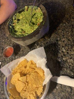 Table side guacamole