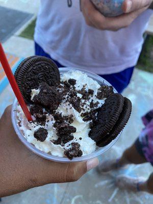 Cookies and cream milkshake