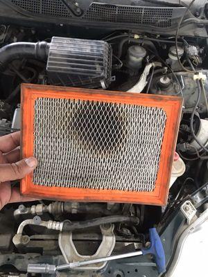 Don't ever have this looking air filter We will take care of you we will save your car and your gas mileage