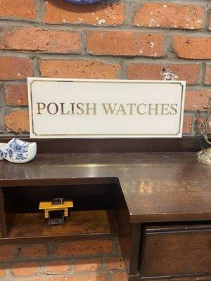 We polish all watches, high end watches and regular everyday watches.