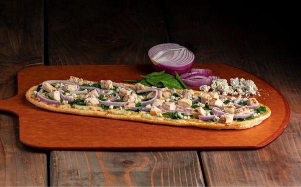 Grilled Chicken Spinach Flatbread