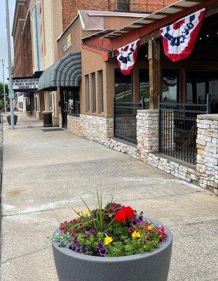 The Liberty Theatre has been part of Main St. in historic downtown North Wilkesboro since 1932. Next to The Lost Wombat restaurant.