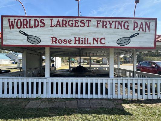 World's Largest Frying Pan