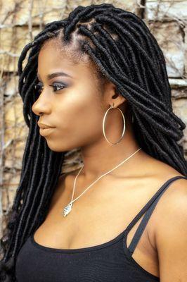 Goddess Faux Locs