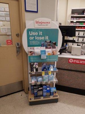 Walgreens Stand in Pharmacy area