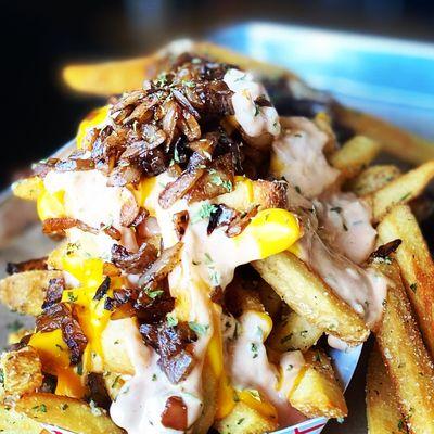 Animal style fries