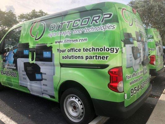 DittCorp Service Vans ready to go.