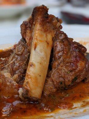 lamb "osso buco"...meat just falls off the bone