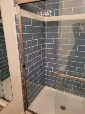 Shower bathroom remodeled