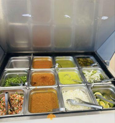 Salsa bar