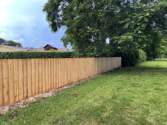 4 foot wood fence