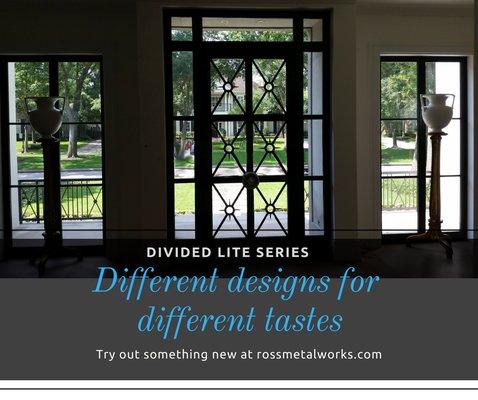 Our divided lite series brings in lots of light and an airy feel