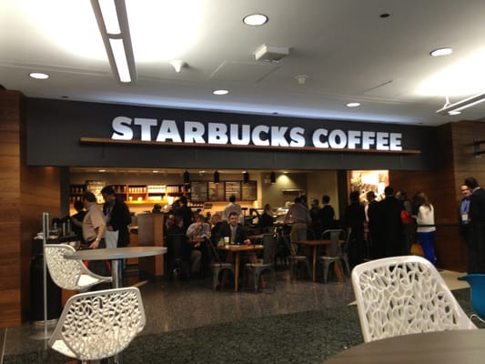 The Starbucks on floor 2.5