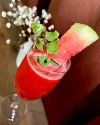 Specialty Cocktail of the day: Blood Orange Watermelon Mint Mimosa