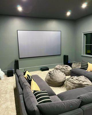 Transform your entertainment experience with Professional Smart Solutions' home theater services...