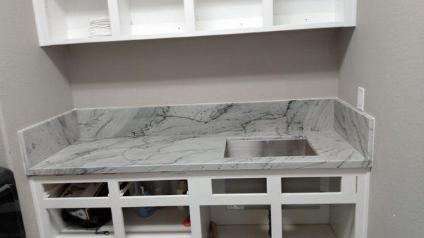 Infinity Qurartzite Laundry countertop.