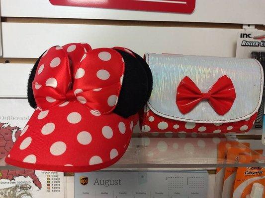 #polkadots #visor #headband #miiniemouse #mouseears #purse