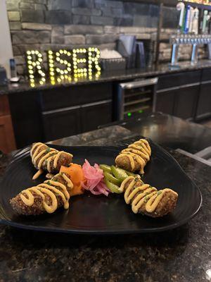 Fried avocados from the weekly specials menu!