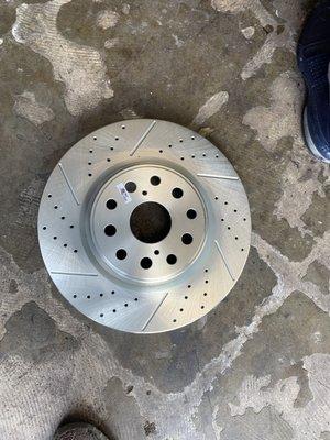 Upgraded brakes