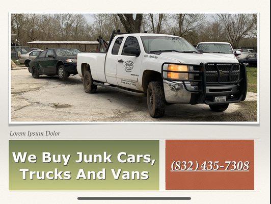 Buy junk cars