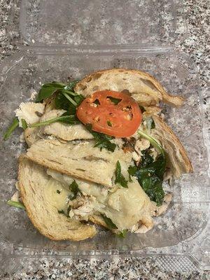 Chicken pesto sandwich, 2 mistakes in one night. After bringing it back,  they messed it up again!