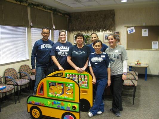 Nevada wolf pack  Spirit Day