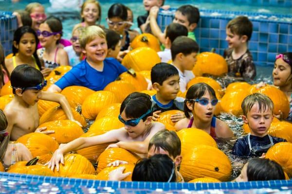 Kids picked out their favorite pumpkin during the Pumpkin Splash event!