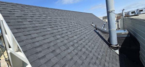 Completion - shingle roof