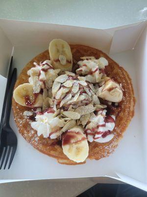 7. Almond Romantic Waffle