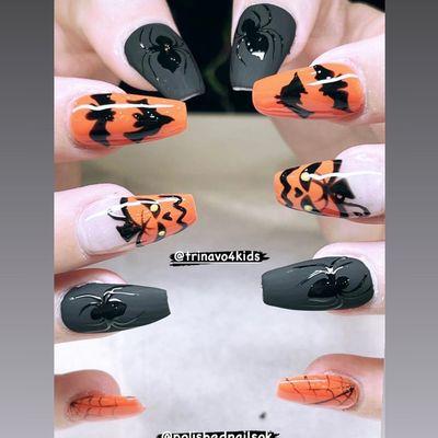 Halloween Nailspirations #halloweennail #nailsokc #nailspiration