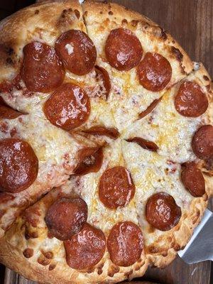 Mini pepperoni pizza