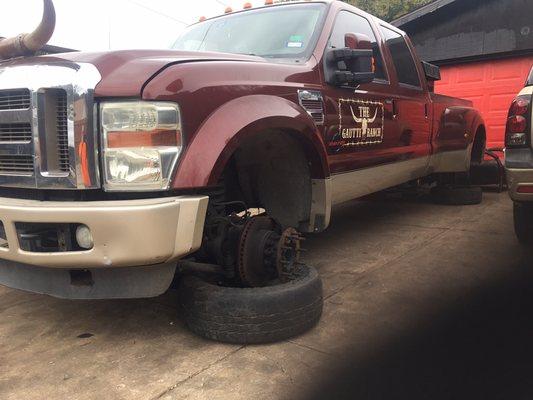 Tires and wheels stolen