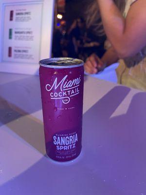 Sangria spritz in a can, perfect for a day out