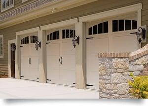 Composite overlay doors.