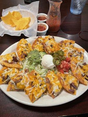 Steak fajita Nachos