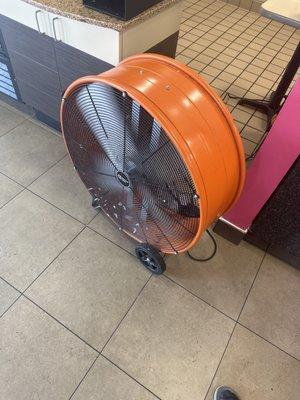 Hot air fan