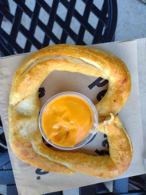 My pretzel and cheese Petoskey pretzel original Nacho cheese