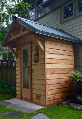 Outdoor sauna