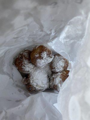 Zeppoles, these were huge and good