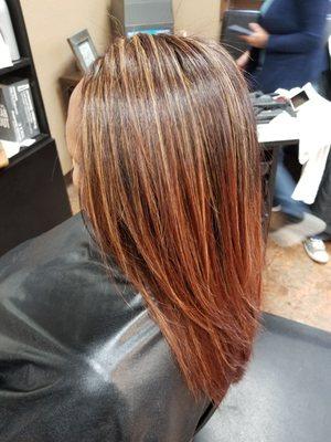 Full color with partial highlights