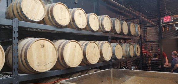 The aging barrels