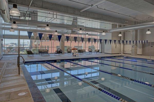 Indoor aquatics facility