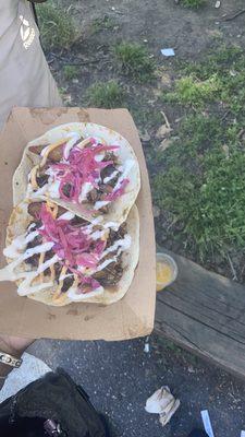 Jerk Chicken Dinner Taco