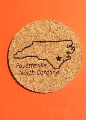 Cork coasters and trivets