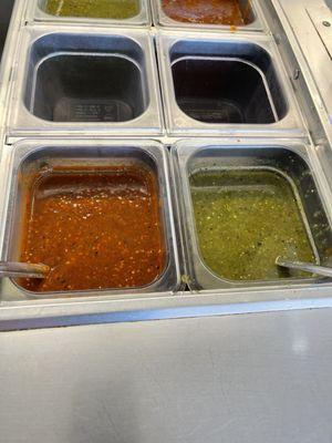 Fresh Salsa bar