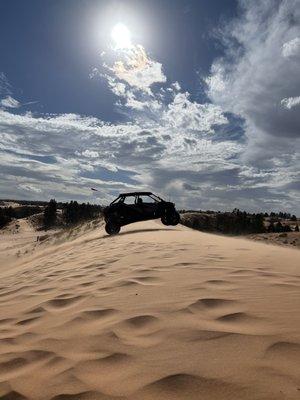 Coral, pink send dunes