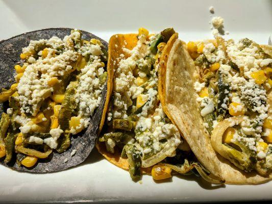 Vegetarian Tacos Rajas